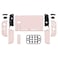 eXtremeRate DIY Replacement Shell Buttons for Nintendo Switch, Cherry Blossoms Pink Back Plate for Switch Console, Custom Housing with Full Set Buttons for Joycon Controller [Only Shell, NO Console]