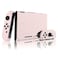 eXtremeRate DIY Replacement Shell Buttons for Nintendo Switch, Cherry Blossoms Pink Back Plate for Switch Console, Custom Housing with Full Set Buttons for Joycon Controller [Only Shell, NO Console]