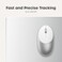 Satechi M1 Wireless Bluetooth Mouse, USB-C Rechargeable, Compact, Silver