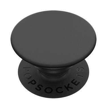 PopSockets مقبض هاتف لاصق من ، حامل ومسند- أسود