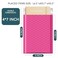 Metronic 50pcs Poly Bubble Mailers 4x8 Inch Bubble Mailers Pink Padded Envelopes #000 Bubble Lined Poly Mailer Self Seal