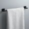 Franklin Brass MAX18-FB Maxted Towel Bar, 18", Flat Black