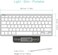 Arteck Compact Wireless Bluetooth Keyboard for iPad Tablet iPhone PC Silver