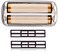 BabylissPRO Replacement Foil Shaver Head with 2 Cutters for FXRF2 SILVER