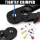 Sopoby Ferrule Crimping Tool Kit - Crimper Plier (Awg 28-7) With 1800Pcs Wire Ferrules Ends Terminals