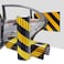 GUEQUITLEX Garage Protector Foam Column Guard - Reflective Edge Protector - 4 Pack Pole Guard - Wall and Bumper Guard