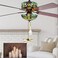 DAYONE Ceiling Fan Pull Chains, 2pcs 3mm Diameter Beaded Ball Fan Pull Chain, 13.6 Inches Fan Pulls Set with Connector for Ceiling Fan Light and Lamps