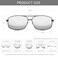 SUNGAIT Ultra Lightweight Rectangular Polarized Sunglasses UV400 Protection