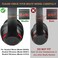 SoloWIT® Professional Earpads Replacement Ear Pads Cushions for Beats Studio 2 & 3 (studio2 studio3) Wireless & Wired with Soft Protein Leather, Noise Isolation Memory Foam, Stronger Adhesive - Red