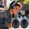 SoloWIT Replacement Ear Pads Cushions for Beats Studio 2 &amp; Studio 3 Wired &amp; Wireless Headphones, Earpads with Soft Protein Leather, Noise Isolation Memory Foam - Titanium