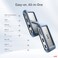 uni USB C 8-In-1 Hub with Connector, 4K HDMI, Ethernet, SD/MicroSD Card Reader, 100W, for MacBook Pro, iPad Pro, Galaxy S10/S9