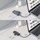 uni USB C 8-In-1 Hub with Connector, 4K HDMI, Ethernet, SD/MicroSD Card Reader, 100W, for MacBook Pro, iPad Pro, Galaxy S10/S9