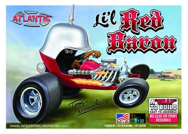 Atlantis AMCM6650 1:32 Lil Red Baron - Tom Daniel - SNAP KIT, Various