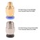 AITRIP PC4-M6 Pneumatic Plug Fitting + PC4-M10 Quick Straight Fit for 3D Printer Bowden Extruder 20pcs