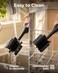 Zulay Kitchen Ground Beef Chopper Tool - Meat Chopper, Smasher, Masher - Heat Resistant Plastic Handle - Black