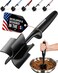 Zulay Kitchen Ground Beef Chopper Tool - Meat Chopper, Smasher, Masher - Heat Resistant Plastic Handle - Black