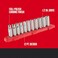 CRAFTSMAN Deep Socket Set, 1/2-Inch Drive, Metric, 11-Piece (CMMT12049)