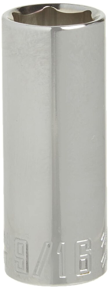 CRAFTSMAN Deep Socket, SAE, 1/4-Inch Drive, 9/16-Inch, 6-Point (CMMT43587)