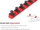 TEKTON 1/2 Inch Drive Deep 6-Point Socket Set with Rail, 15-Piece (10-24 mm)   SHD92106