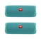 JBL Flip 5 Waterproof Portable Wireless Bluetooth Speaker Bundle - (Pair) Teal
