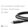Plugable Thunderbolt 3 Cable 40Gbps Supports 100W Charging, 2.6 feet (0.8 Meters), 5A, USB C Compatible (Thunderbolt 3 Certified)