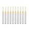 uxcell 10Pcs 1mm Titanium Coat Carbide End Mill Engraving Milling Cutter CNC Router Bits for PCB Machine, 1/8" Shank