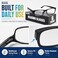Boost Eyewear 6 Pack Reading Glasses, Traditional Black Frames, with Spring Loaded Hinges
