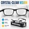 Boost Eyewear 6 Pack Reading Glasses, Traditional Black Frames, with Spring Loaded Hinges