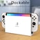 HEYSTOP Case for Nintendo Switch Dockable, Clear Protective Case Cover for Nintendo Switch and Joy-Con Controller with Switch Tempered Glass Screen Protector and Thumb Stick Caps