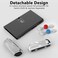 HEYSTOP Case for Nintendo Switch Dockable, Clear Protective Case Cover for Nintendo Switch and Joy-Con Controller with Switch Tempered Glass Screen Protector and Thumb Stick Caps