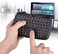 Rii (Backlit Version) RK707 3 in 1 Multifunctional 2.4GHz Wireless Portable Game Controller 62-Key Rechargeable Keyboard Mouse Combo Turbo Vibration Function for PC/Raspberry pi2/Android TV Google/TV