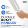 IDL Packaging 20" x 1000' 80G Hand Stretch Wrap Roll w/Handles - USA-Made