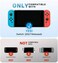 mumba Dockable TPU Grip Protective Cover Case for Nintendo Switch and Joy-Con Controller (Black)