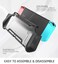 mumba Dockable TPU Grip Protective Cover Case for Nintendo Switch and Joy-Con Controller (Black)
