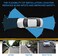 PARKVISION Mini Car Side View Camera/Rear View Camera/Front View Camera with Rotatable 360°Lens,Easy Installation Without Drilling, Upside Down Flip Image Function Without Guideline.[S142]