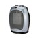 basics AmazonBasics 1500W Oscillating Ceramic Heater with Adjustable Thermostat, Silver