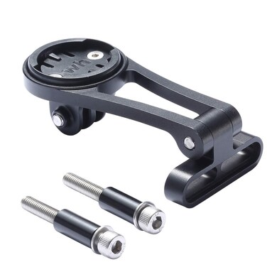 Dymoece Adjustable Out Front Computer Mount,Bicycle Extended Mount，Bike Stem Mount for Wahoo Elemnt,Elemnt Bolt and Elemnt Mini black
