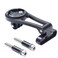 Dymoece Adjustable Out Front Computer Mount,Bicycle Extended Mount，Bike Stem Mount for Wahoo Elemnt,Elemnt Bolt and Elemnt Mini black