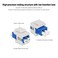 USHANLIN Fiber Cable Coupler 5 Pack Blue