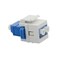 USHANLIN Fiber Cable Coupler 5 Pack Blue