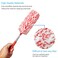 Tonmp 4 Pcs Microfiber Duster, Microfiber Hand Duster Washable Microfibre Cleaning Tool Extendable Dusters for Cleaning Office, Car, Computer, Air Condition, Washable Duster