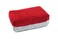 Autofiber [Saver Applicator Terry] Microfiber Terry Applicator Sponge with Plastic Barrier - 12 Pack (Red/Gray, Thick)