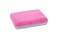 Autofiber [Saver Applicator Terry] Microfiber Terry Applicator Sponge with Plastic Barrier - 12 Pack (Pink/Gray, Thin)