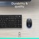 Logitech Wireless Mouse M190,Full Size Ambidextrous Curve Design,18-Month Battery with Power Saving Mode, USB Receiver,Precise Cursor Control and Scrolling,Wide Scroll Wheel,Scooped Buttons-Black/Blue