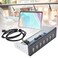 fosa Front Panel Optical Drive, Front Panel USB Hub USB2.0 7-Port   9pin   Data Transmission Without Loss for 5.25 'Computer Box