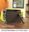 Mumba Dockable Case for Nintendo Switch, [Blade Series] TPU Grip Protective Cover Case Compatible with Nintendo Switch Console and Joy-Con Controller (Green)