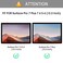 OMOTON [3-Pack Screen Protector for Surface Pro 7 Plus 7 6 5 4 [12.3 Inch] - Tempered Glass/Guide Frame/Scratch Resistant (NOT for Surface Pro 8)