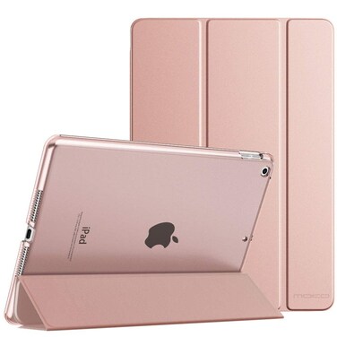 Moko Smart Case for iPad 9th/ 8th/ 7th Generation Case 10.2 Inch, Rose Gold