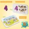 Coogam Numbers and Alphabets Flash Cards Set for Age 3 4 5 Years