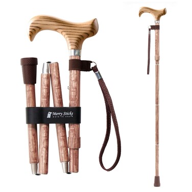 Merry Sticks Designer Folding Adjustable Walking Cane